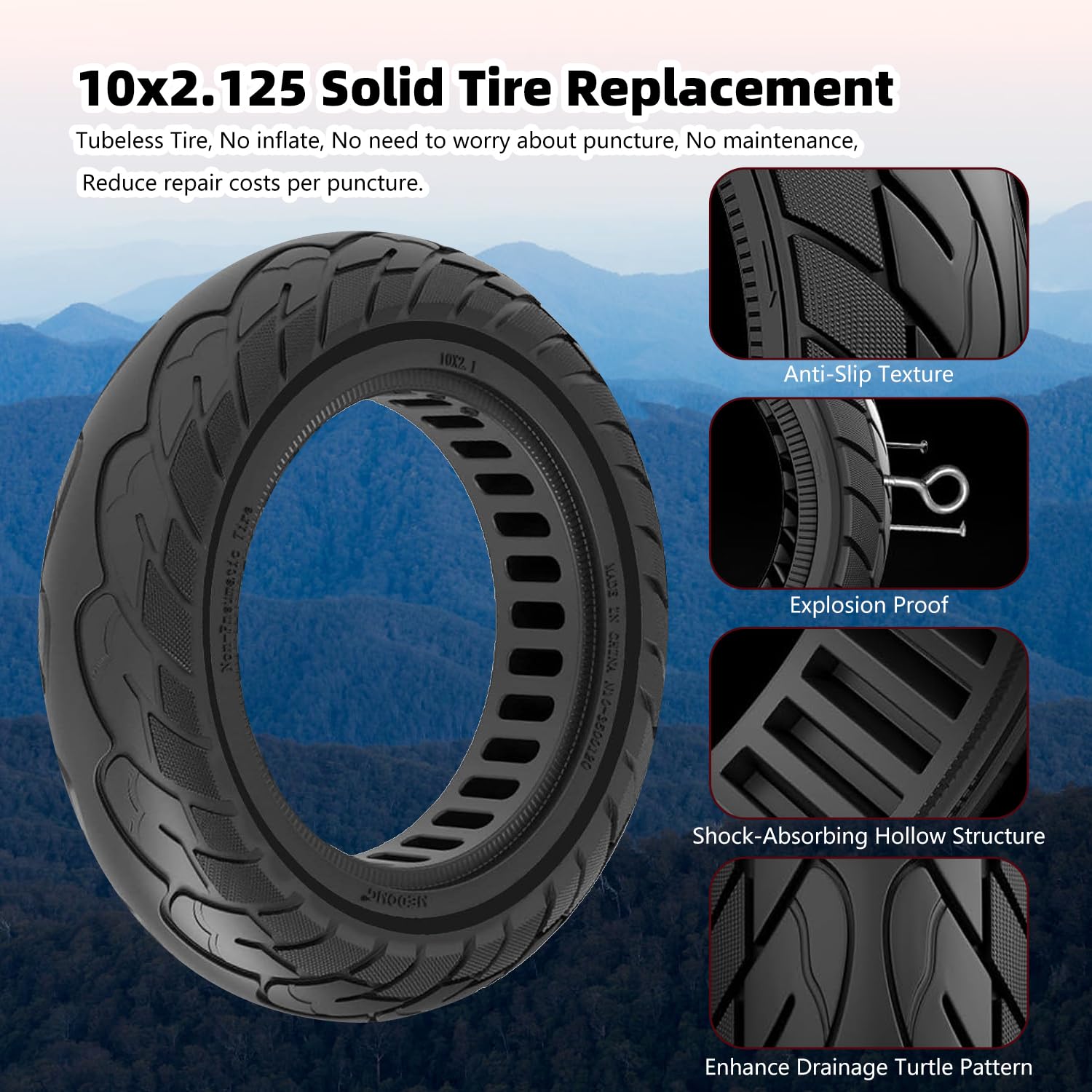 スケートボード Segway self balance scooter 10 inch tyre Amazon.com: ZGJYSP 200x50 8X2T Solid tyre 8 inch tire fit