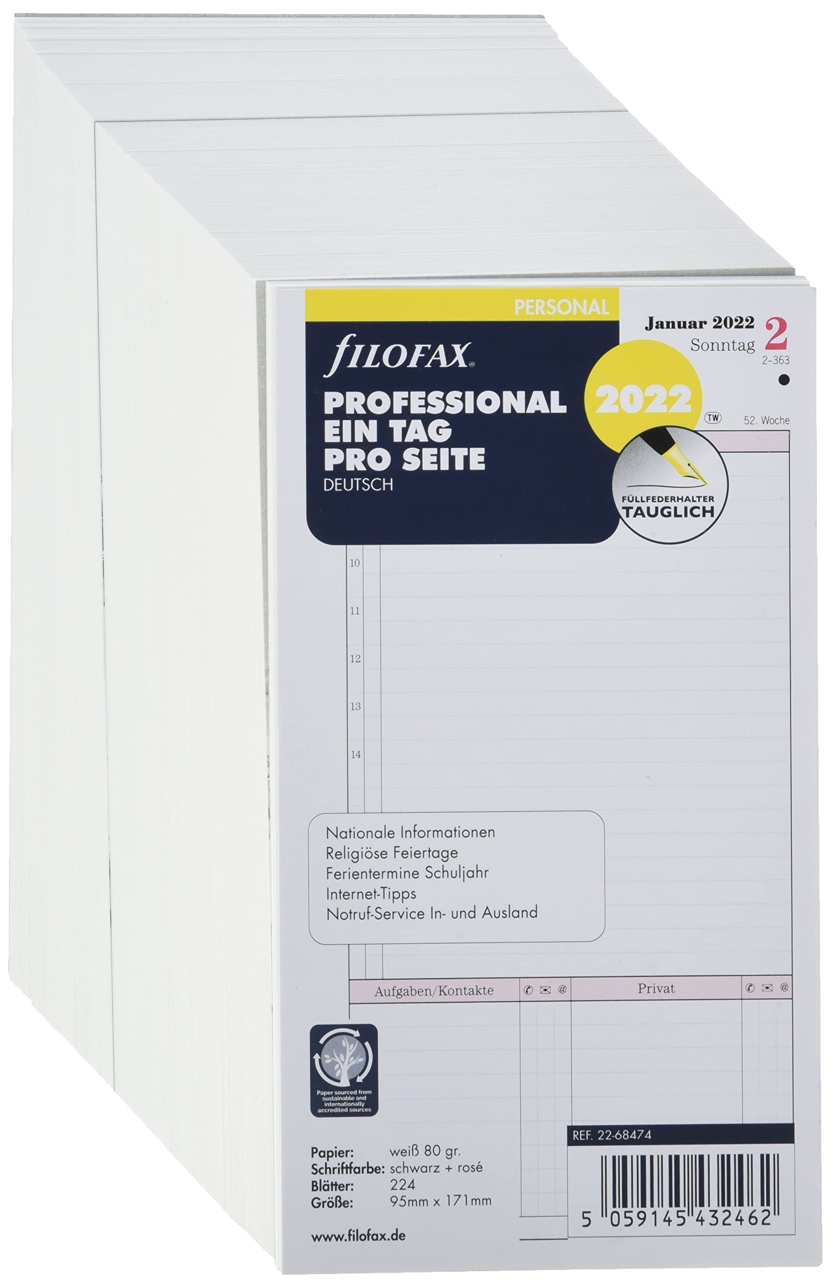 Agenda Editável 2022 CorelDraw 1 Dia Por Página Modelo 02