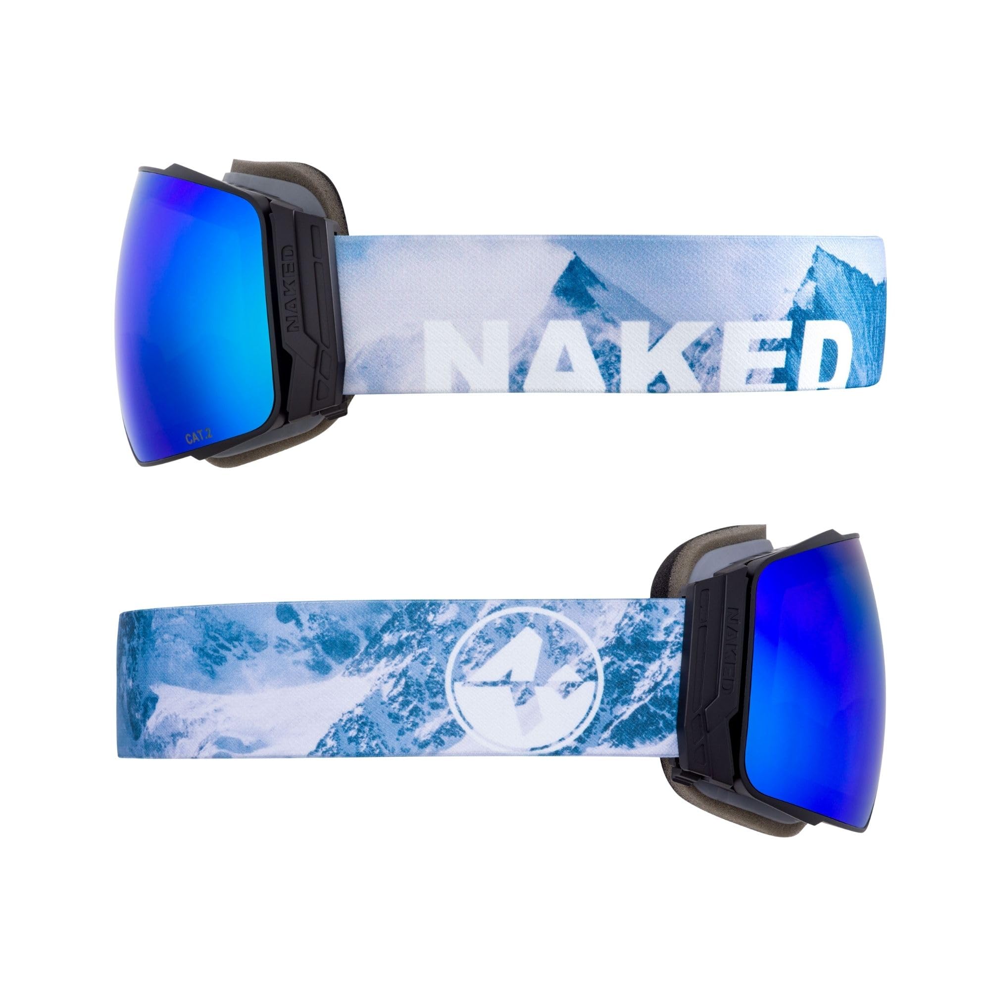 NAKED Optics The STORM Skibrille Männer, Ski Brille Frauen, Snowboardbrille, Skibrille mit optionalen Wechselgläsern für schlechtes Wetter, Schneebrille, Skiing Goggles