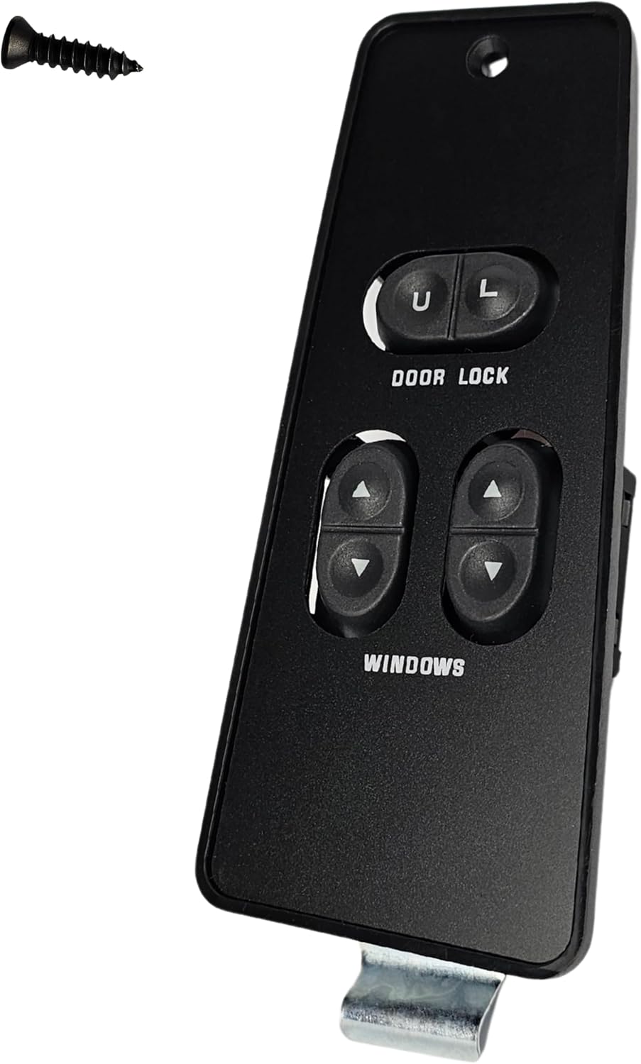 SWITCHDOCTOR Window Master Switch, Bezel, & Lock Switch Set for 1987-1993 Ford Mustang Coupe (Full Assembly, Trim, Cover, Panel)