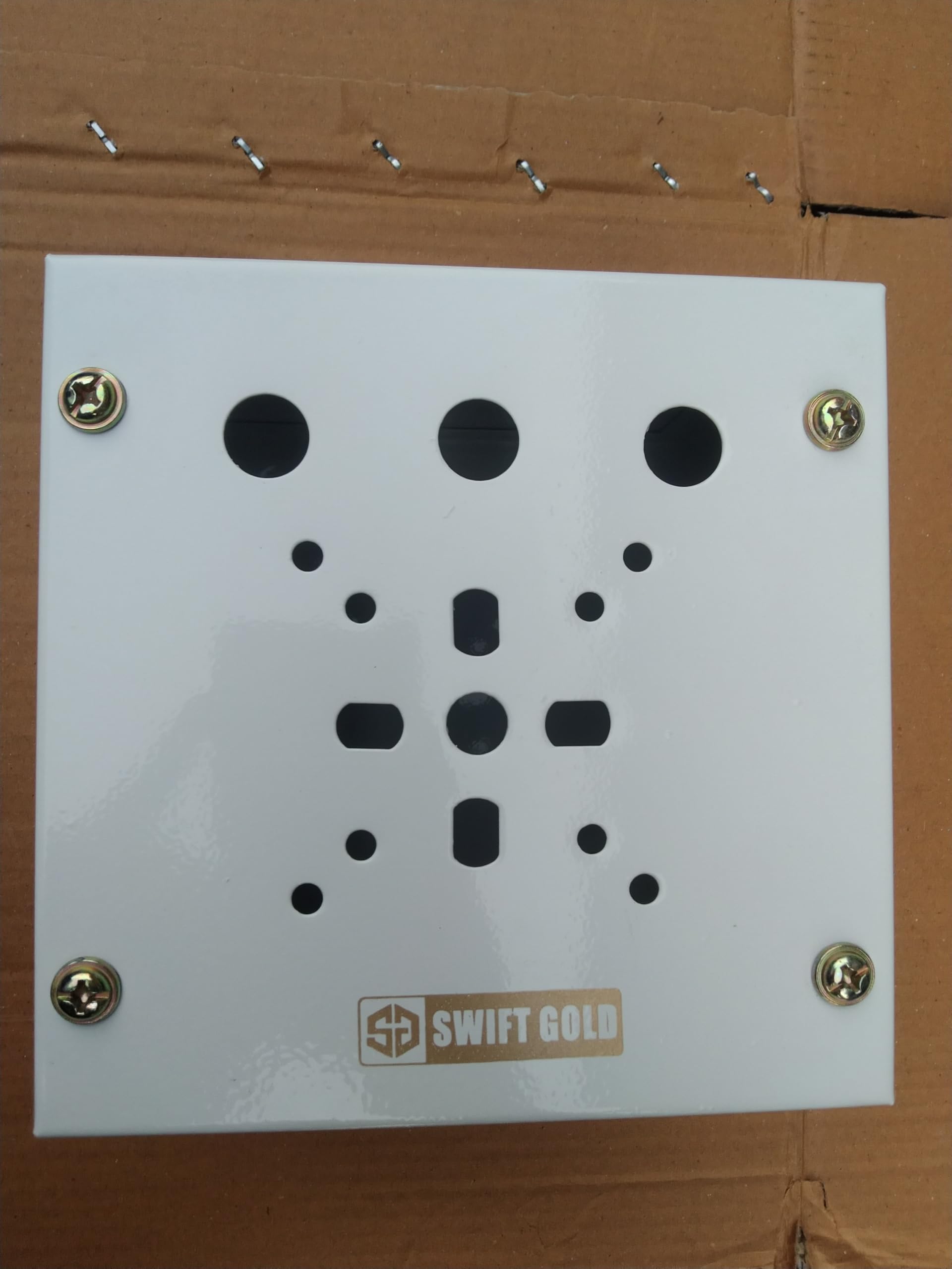 1 Way Rotary Switch Box | Mild Steel 100A Enclosure | Heavy Duty White Panel Box-image-22