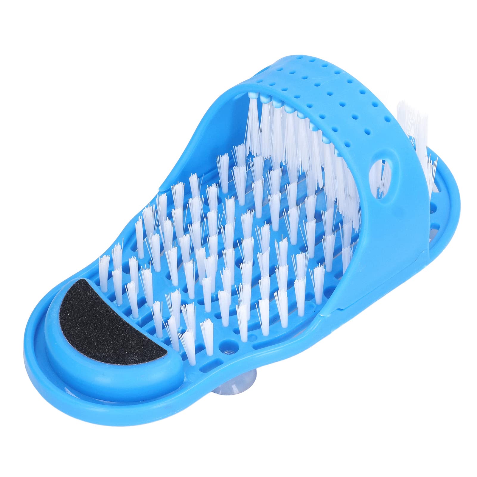 Depurador de Pies para Uso en la Ducha, Zapatos de Ducha, Depurador de Pies con Ventosas para Exfoliar Pies, Limpiador de Pies para Piel Muerta, Alfombrilla para Fregar Pies para