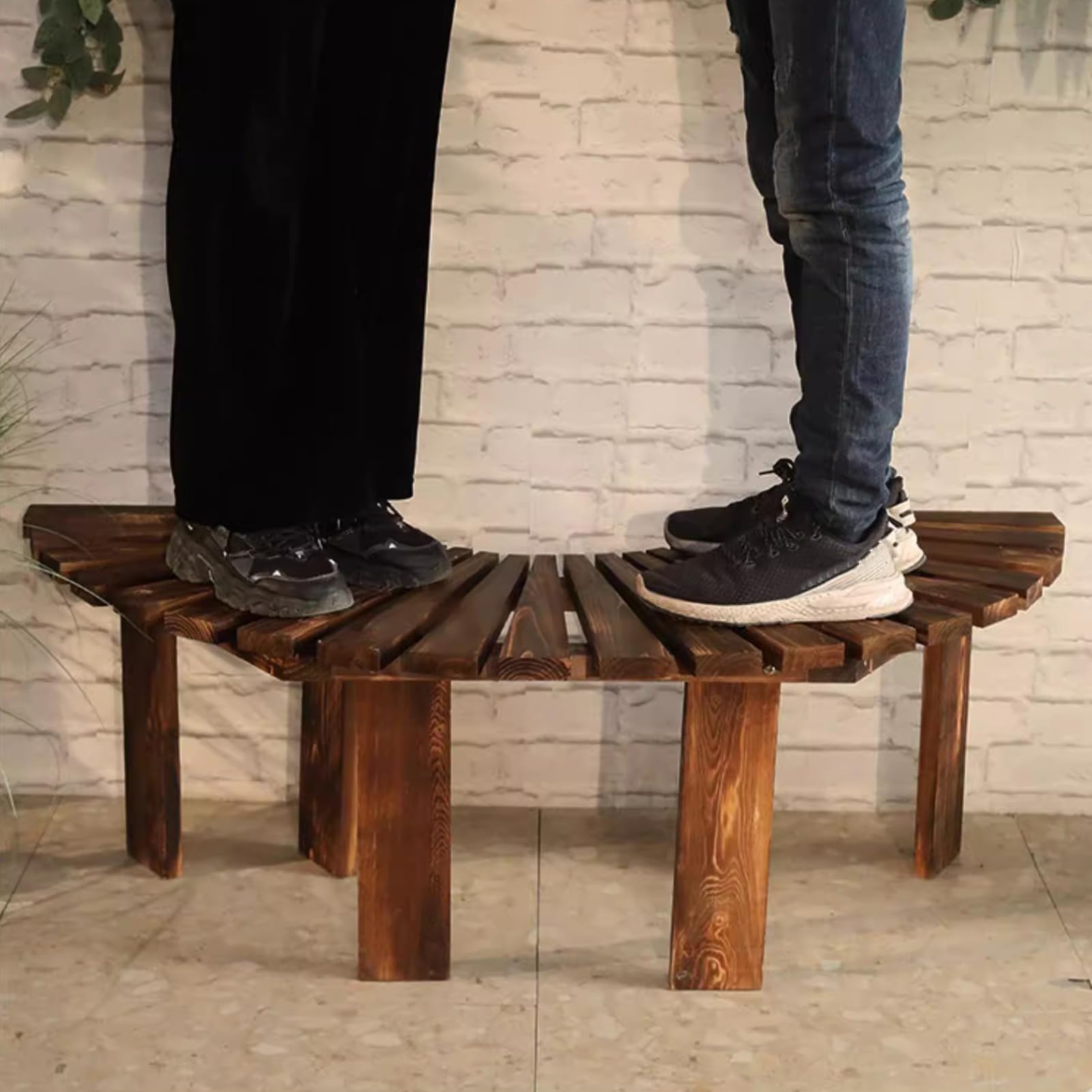 Banc d'arbre Demi-Circulaire Tour d'arbre Ø120cm