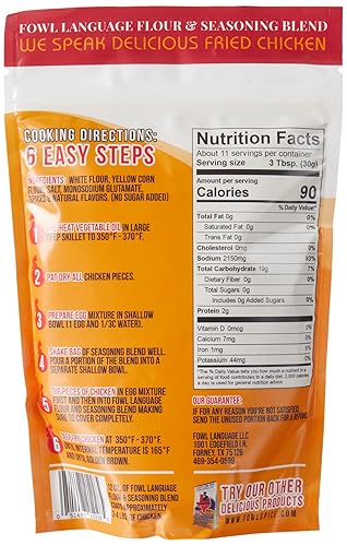 Miniatura 2 de Fowl Language GOLDEN SUPREME Mezcla de harina y condimentos de pollo frito