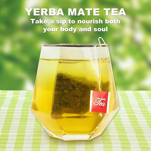 Miniatura 4 de TEARELAE - Té Yerba Mate - 0.11oz x 50 unidades - Bolsa de té Yerba Mate 100% pura sin ahumar - País de origen Argentina - Rico en nutrientes y
