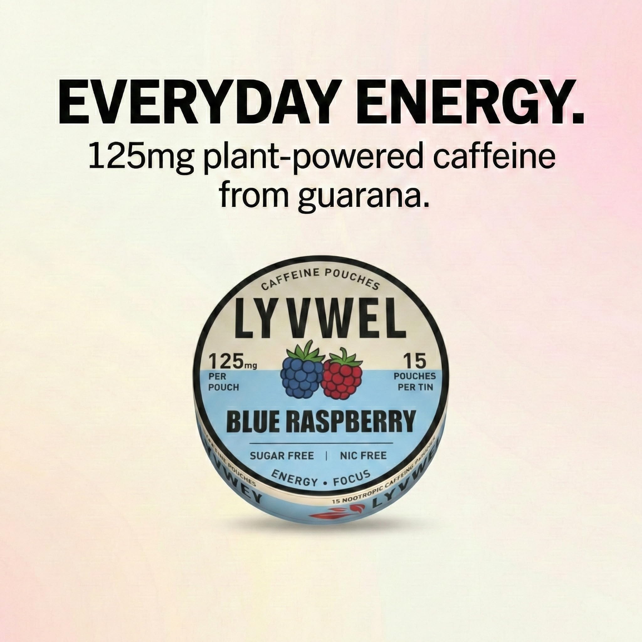 Amazon.com : LyvWel 125mg Caffeine Pouches, Guarana-Powered Energy