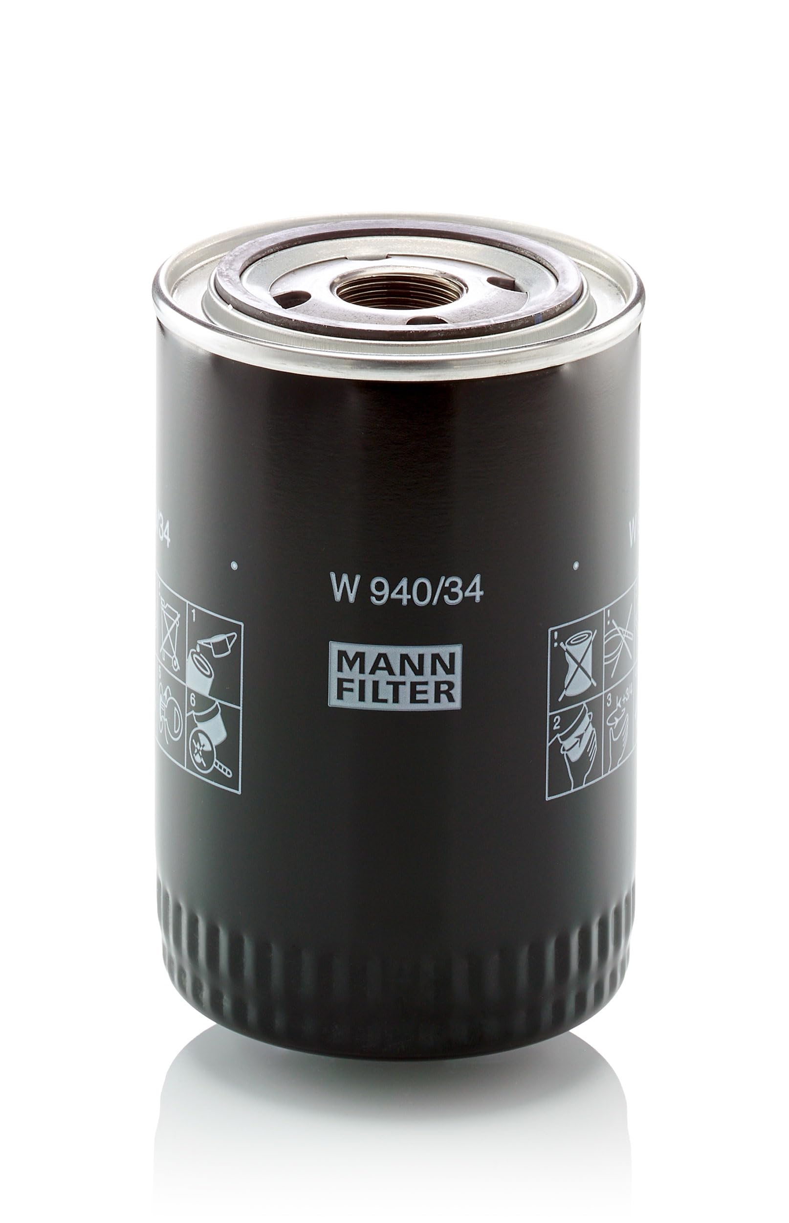 OIL FILTER W 940/34 FOR FORD USA 6.07 TCA 4.2L 6cyl F-250