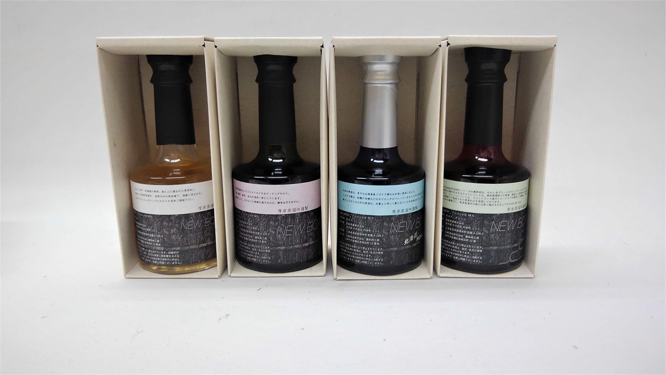 厚岸ニューボーン5本セット Amazon.co.jp: 厚岸蒸溜所ニューボーン（第一弾 60°・ 第二弾58°・第三