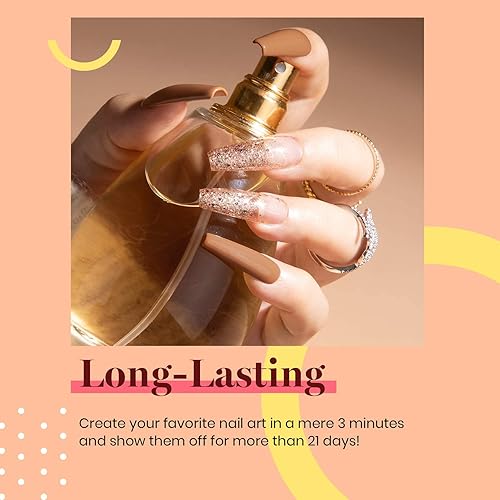 Miniatura 111 de Beetles - Esmalte de uñas en gel de 0.5 onzas fluidas (15ml), curado con lámpara LED, extracción por remojo, para arte de uñas, estética