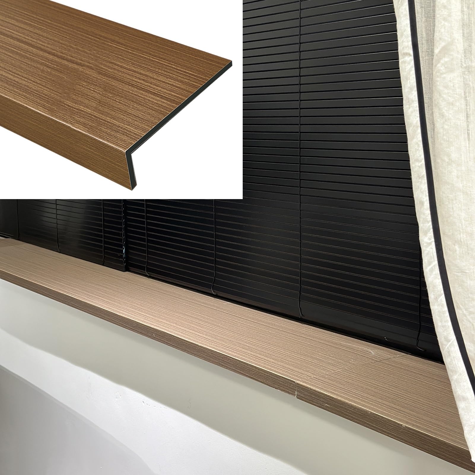 Cubierta para alféizar de ventana para oficinas y miradores