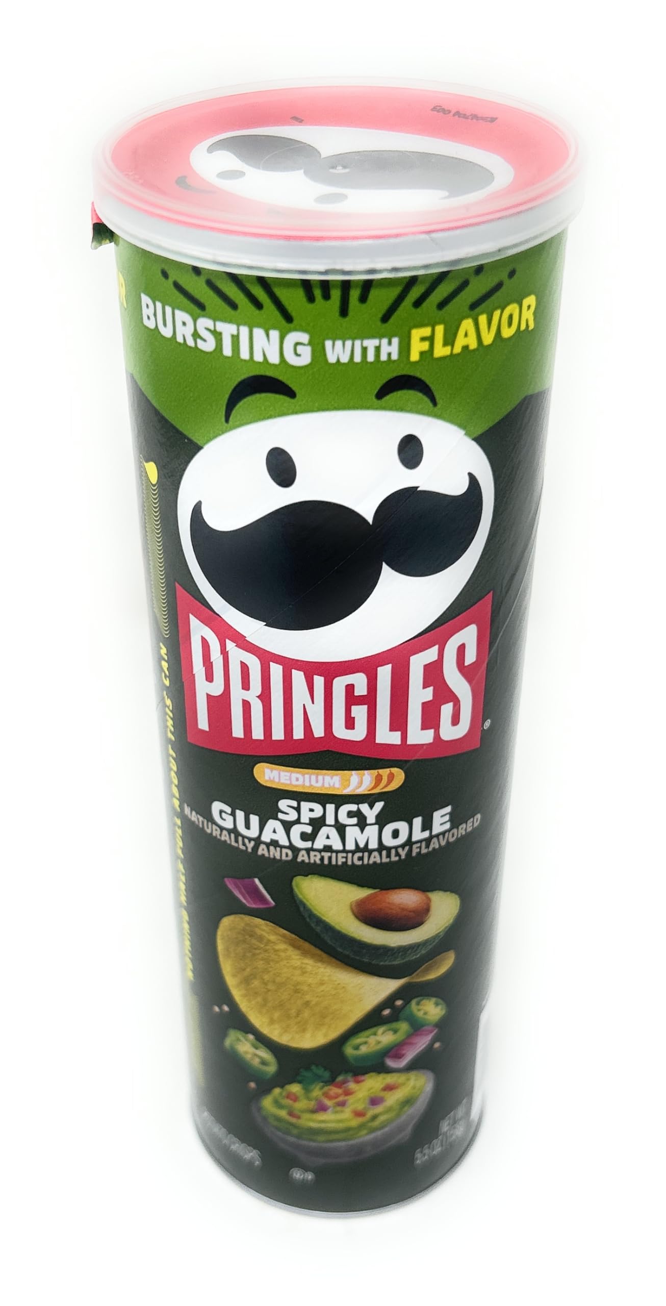 Amazon.com: Pringles Spicy Guacamole Flavored Potato Chips 5.5oz