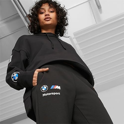 Miniatura 6 de PUMA Pantalones deportivos BMW M Motorsport Essentials para mujer, Negro Puma