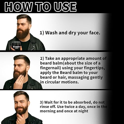 Miniatura 7 de Wdvpue Estimulante de Barba, Bálsamo Para Crecimiento De Barba Ultra Potente, Crema Para Barba, Beard Growth Balm, Para una Barba y Cabello Más