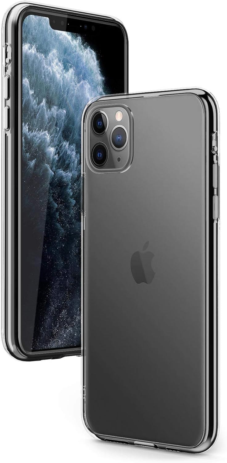 ZIZO Refine Series for iPhone 11 Pro Case - Ultra Slim Thin Case Crystal Clear Transparent - Clear