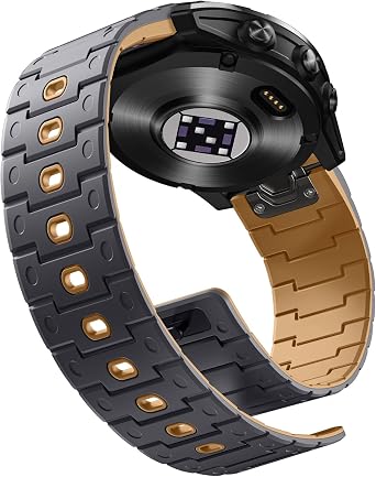 Bandletic Magnetic Bands Compatible with Garmin Fenix 5 6 7 Watch Band - 22mm Easy-Fit Durable Breathable Replacement Strap for Fenix 8 47mm/7 6 Pro/5 Plus/Forerunner 965/945/Approach S62/Instinct32