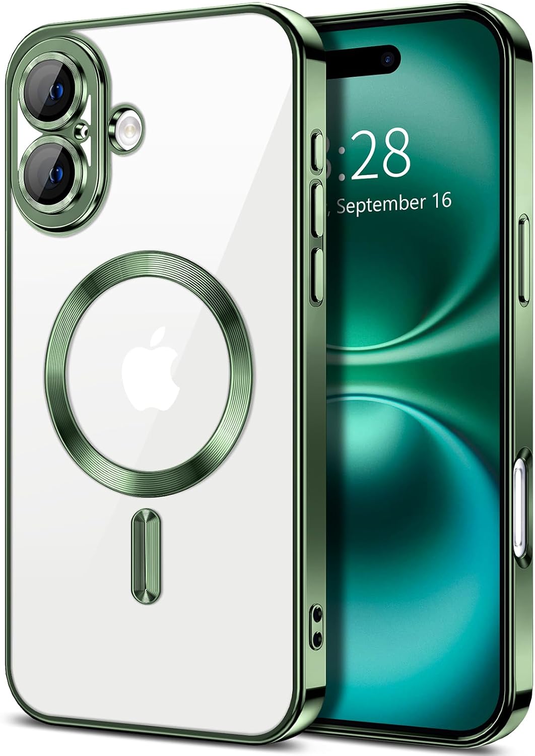 Custodia Glitter Per IPhone 16 Pro – Trasparente Con Brillantini – TPU Morbido Antiurto – Hython - 3