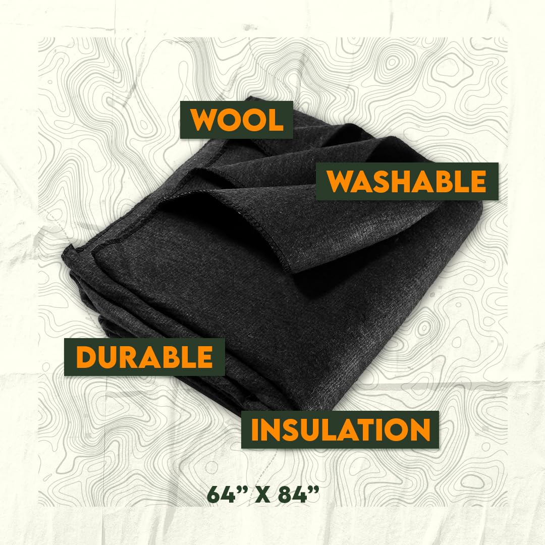 SE Bi51802gr chaud 0,9 kilogram. Couverture (129,5 x 203,2 cm) avec 50–70% laine, BI64845BK