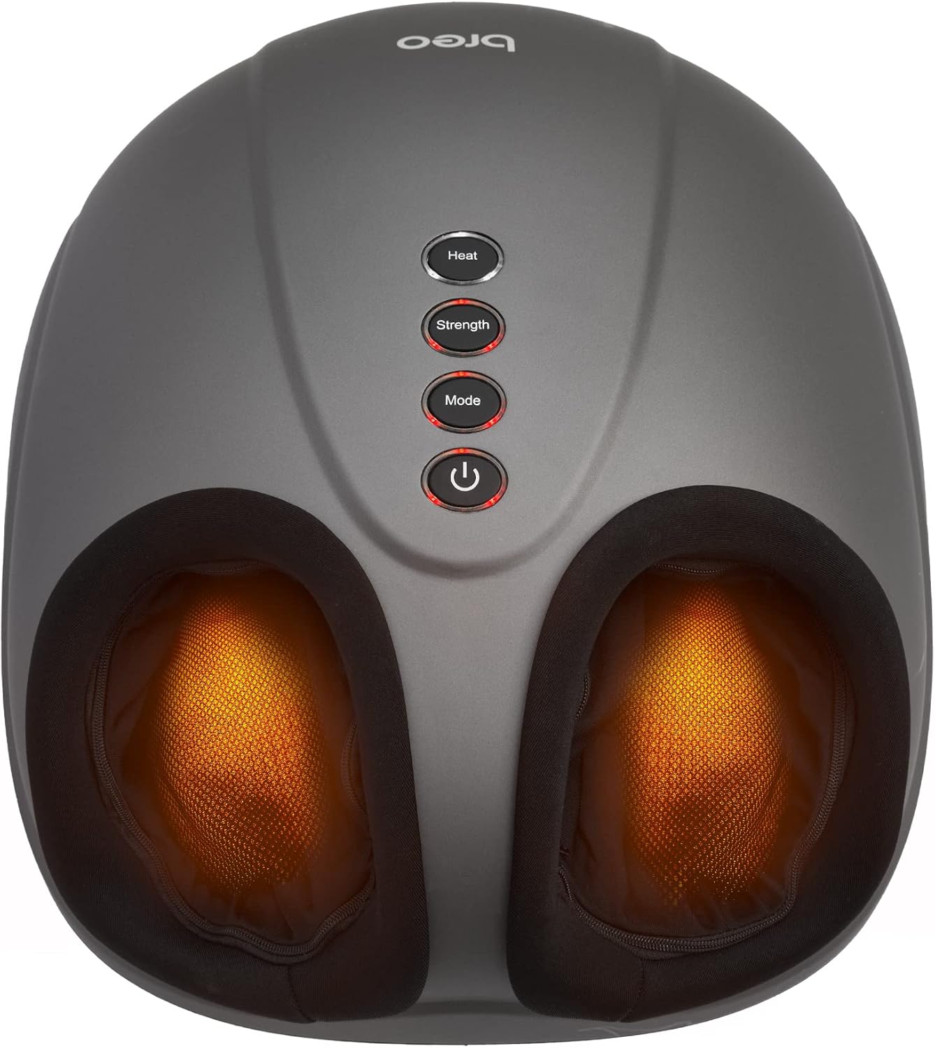 Breo Foot Massager with Heat, 3 Strengths & 3 Modes,Deep Kneading, Air