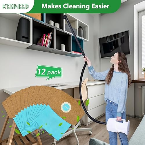 Miniatura 6 de Paquete de 12 bolsas de vacío tipo S para Riccar SupraQuik y Simplicity SS-6 Tipo S, modelos Sport S100, aspirador #Part RSQ1 RSQ-6 SS-6