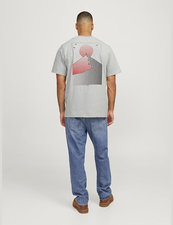 Camiseta Básica JACK & JONES Para Hombre - Corte Normal, Cómoda Y Fácil De Combinar