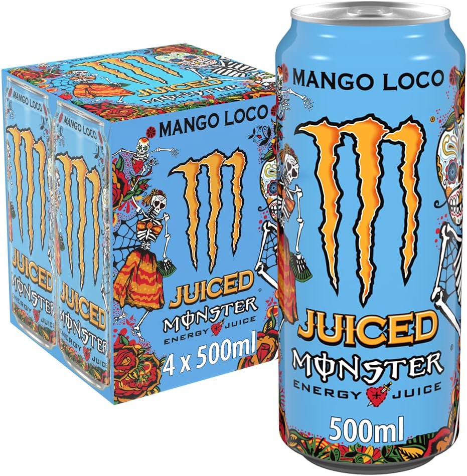 Energy Drink Mango Loco 4 x 500 ml