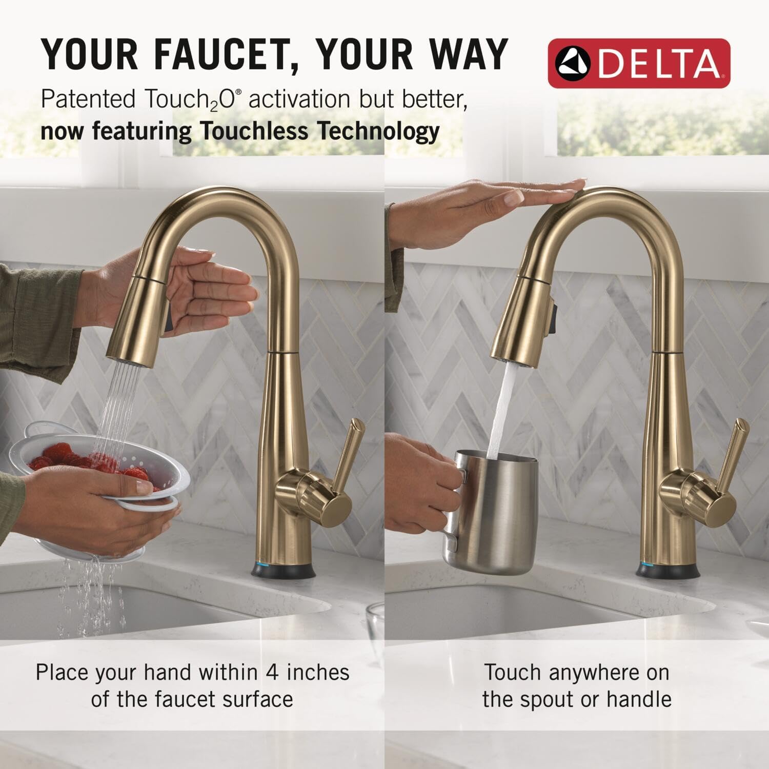 Touch2O Bar/Prep Faucet with Touchless Technology