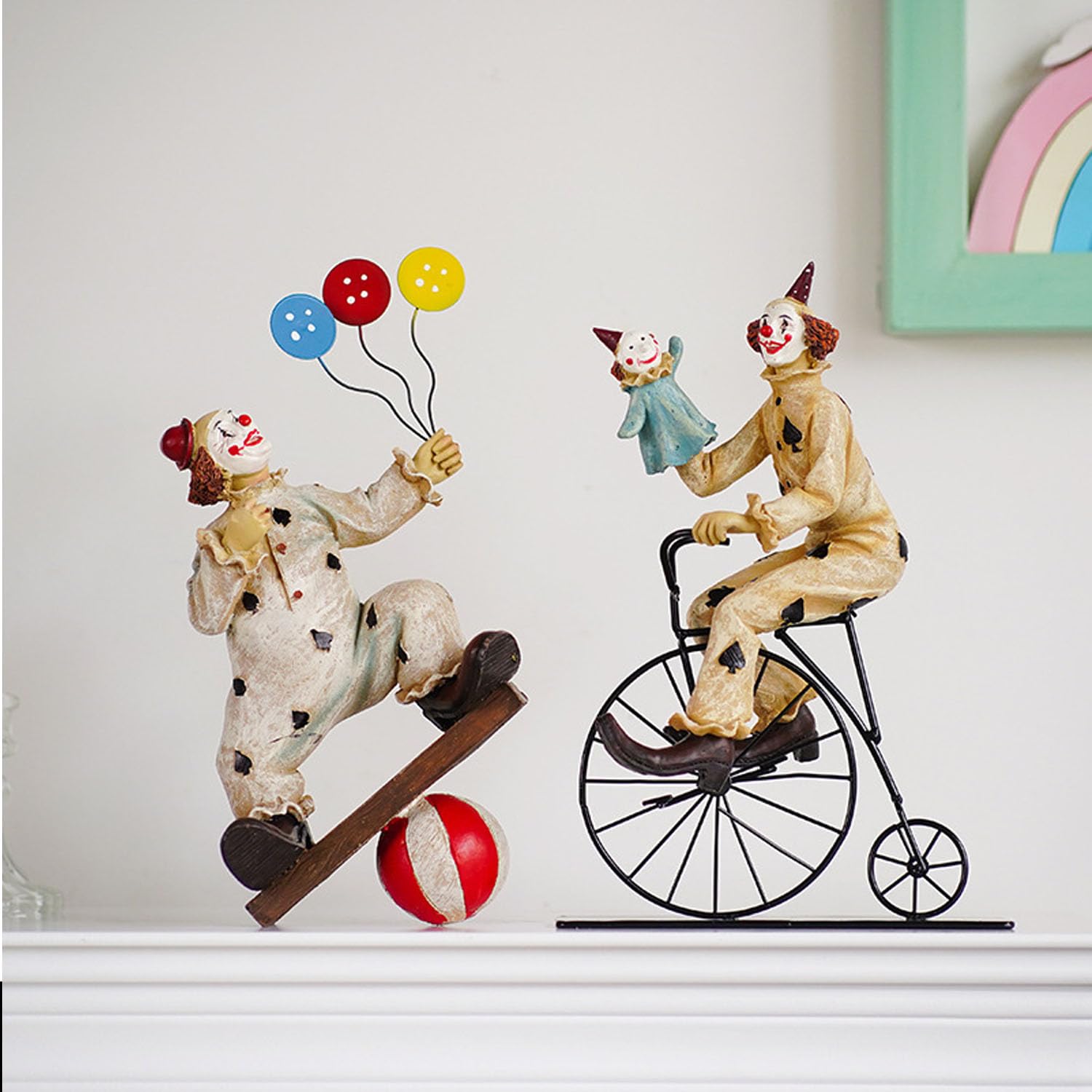 Amazon.co.jp: SXSZZXL ピエロ像 12インチ クリエイティブ