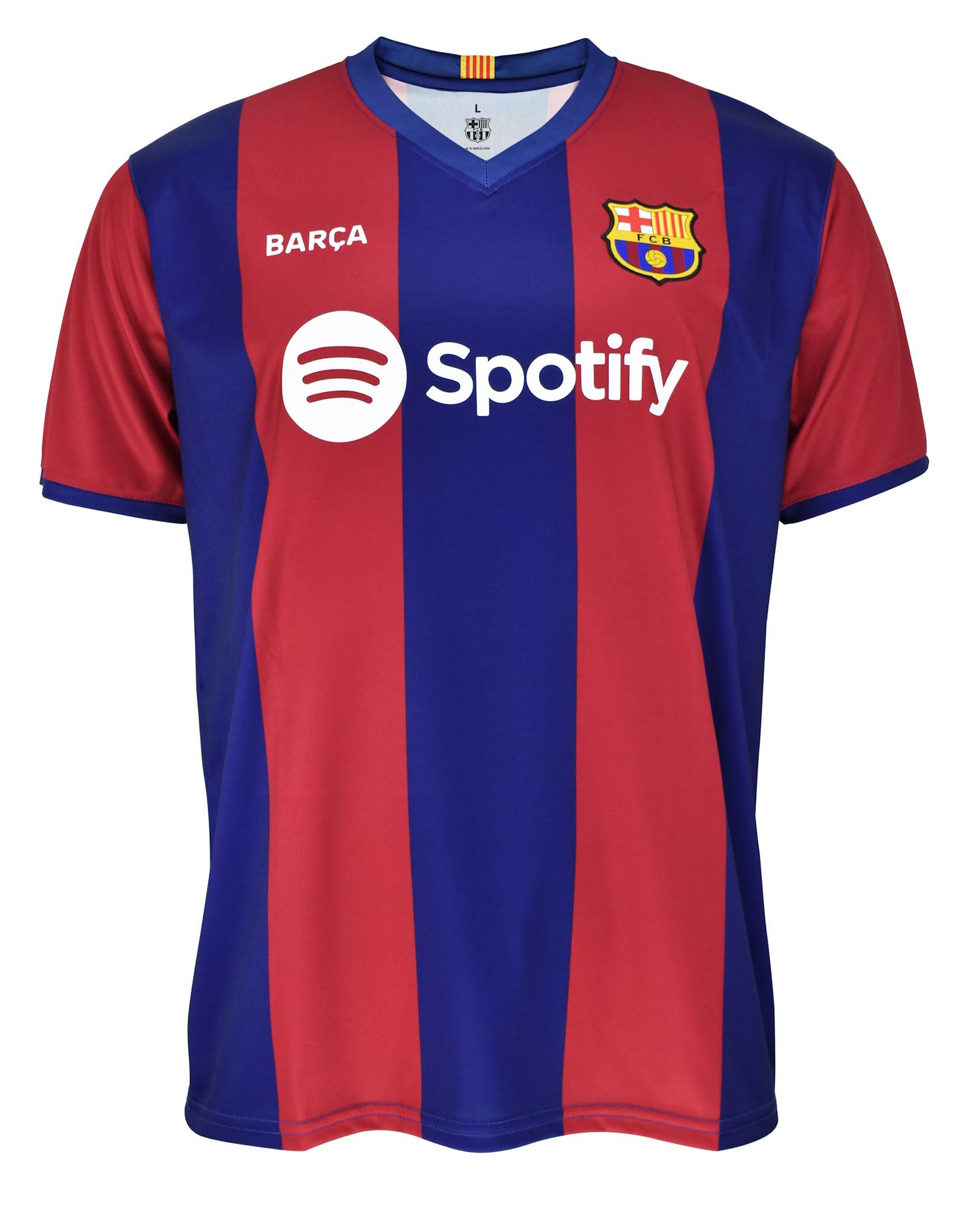 FCB Camiseta y Pantalón - PEDRI 8 - Primera Equipación Futbol Club Barcelona - Temporada 2023/2024 - Réplica Oficial con Liciencia del Fútbol Club Barcelona - Niño (6 Años)