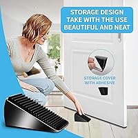 Vista 6 de Cuña de tope de puerta alta resistente – Tope de puerta grande, topes de puerta para parte inferior de la puerta, alto de hasta 2.6 pulgadas