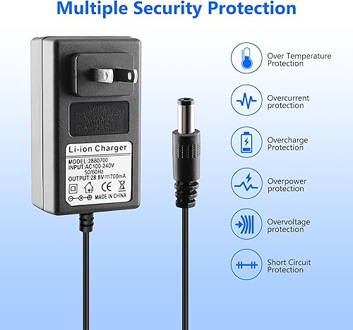 Miniatura 7 de Cargador de 24 voltios para juguetes de paseo, cargador de coche para niños de 24 V, cargador de batería de 24 voltios para montar en automóvil,