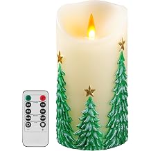 QQFCTOO Christmas Tree flameless Candles