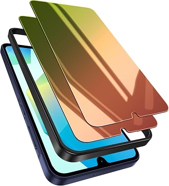 2 Pack for Samsung Galaxy A16 /A17 5G Privacy Screen Protector Glass