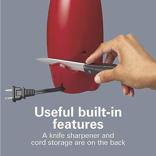 Miniatura 6 de Hamilton Beach abrelatas pesado clásico Rojo