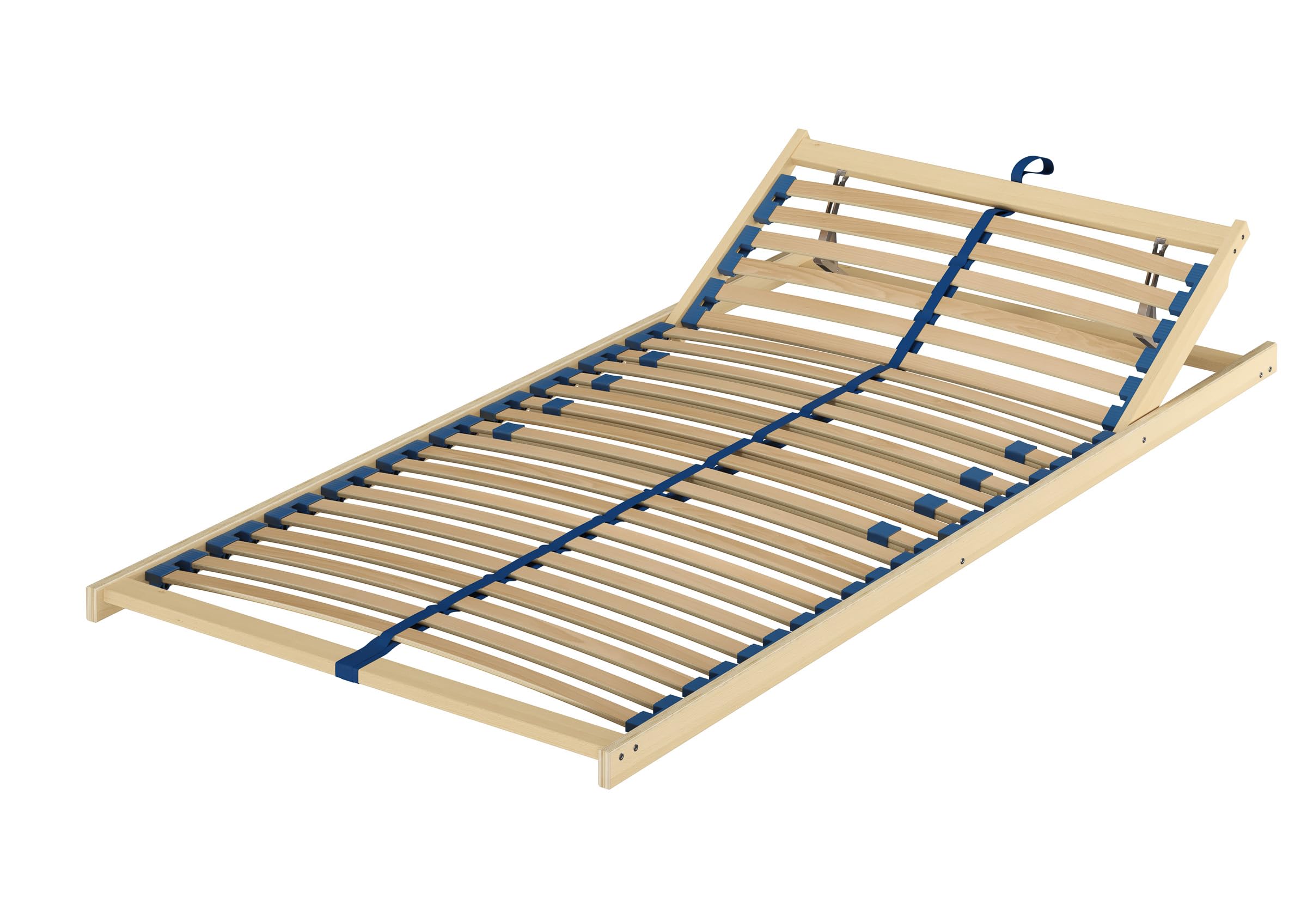 Erst-Holz Sommier à Lattes Flexibles 90 x 190 cm, Zone de la tête réglable 70.32-09-190FV