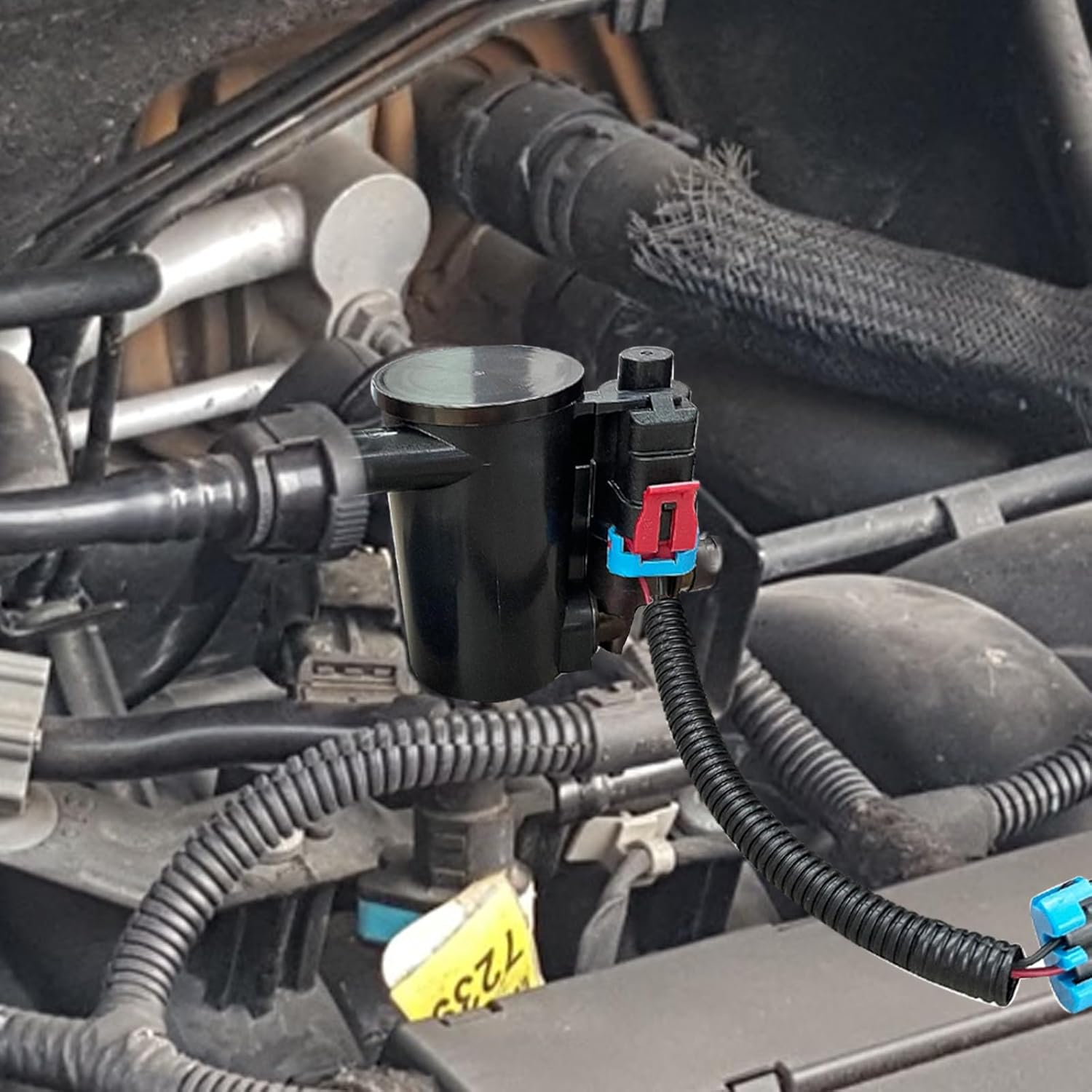 CVS34 911-237 Evap Canister Vent Solenoid for 2004-2010 Chevy Silverado GMC Sierra 1500 2500 3500 HD Classic P0449, Vapor Canister Purge Valve Solenoid, Replaces 19207763 10357992