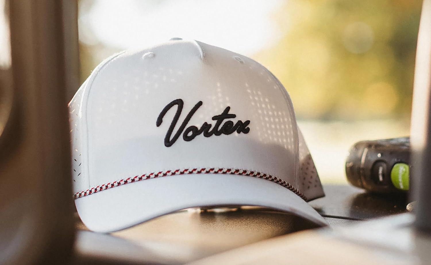 Vortex Script Logo Rope Men's Snapback Caps