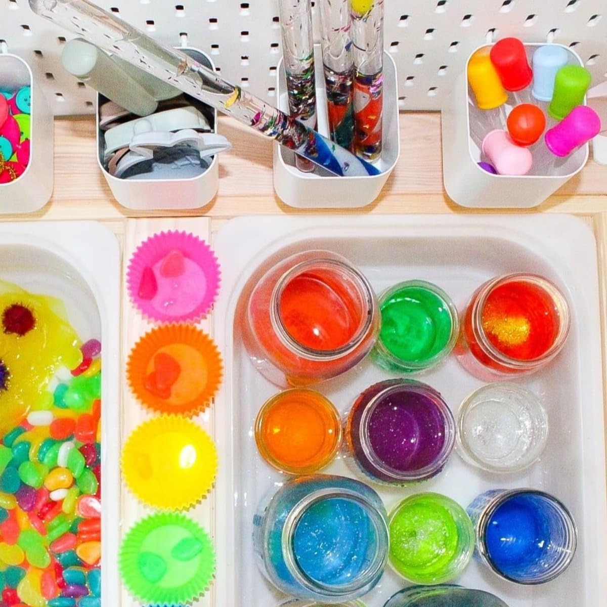 Goteros líquidos con pipetas de silicona, paquete de 30 cuentagotas de medicina de 5 ml con cepillo de limpieza, cuentagotas de plástico pequeño para medicina infantil, molde de caramelos, oso de
