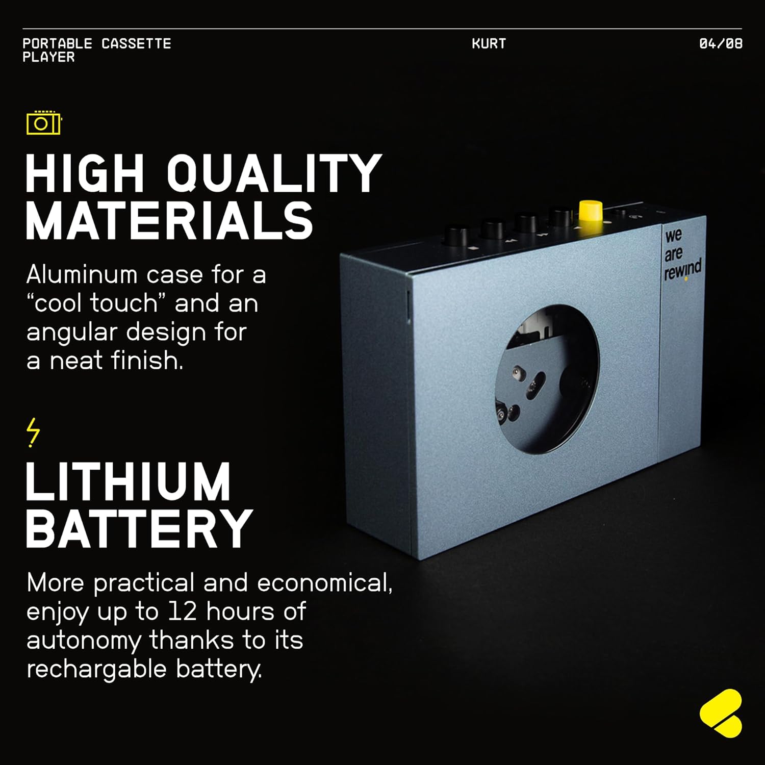 We Are Rewind Portable Cassette Player - Image 5