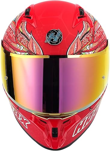 Miniatura 5 de HAX Obsidian Pro - Casco de motocicleta de cara completa para adultos, con doble visera, para motocicleta de calle, con pinlock listo para pinlock,