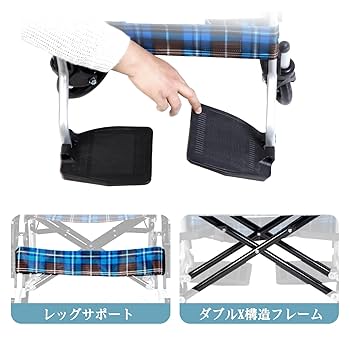 PIPIBEAR 車椅子 自走式 折りたたみ 軽量 コンパクト アルミ製 介助 71LoRE4CuTL.jpg