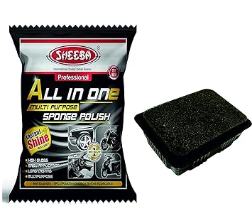 Sheeba Multipurpose Automotive Household Car Bike All-in-One Multipurpose Polish (10 Pieces Sponge) Foam Applicator Sponge Polish