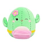 Squishmallows Original 5-Inch Maritza Green Cactus with Pink Fanny Pack - Official Jazwares Plush (Little)