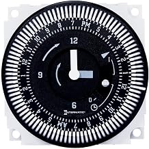 Grasslin by Intermatic FM1STUZH-120U 24-Hour 21A, SPDT, 120V Electromechanical Timer Module with Manual Override Switch