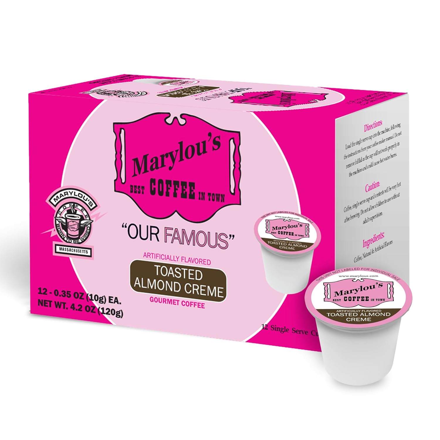 Marylou’s Coffee Toasted Almond Crème Flavored Coffee