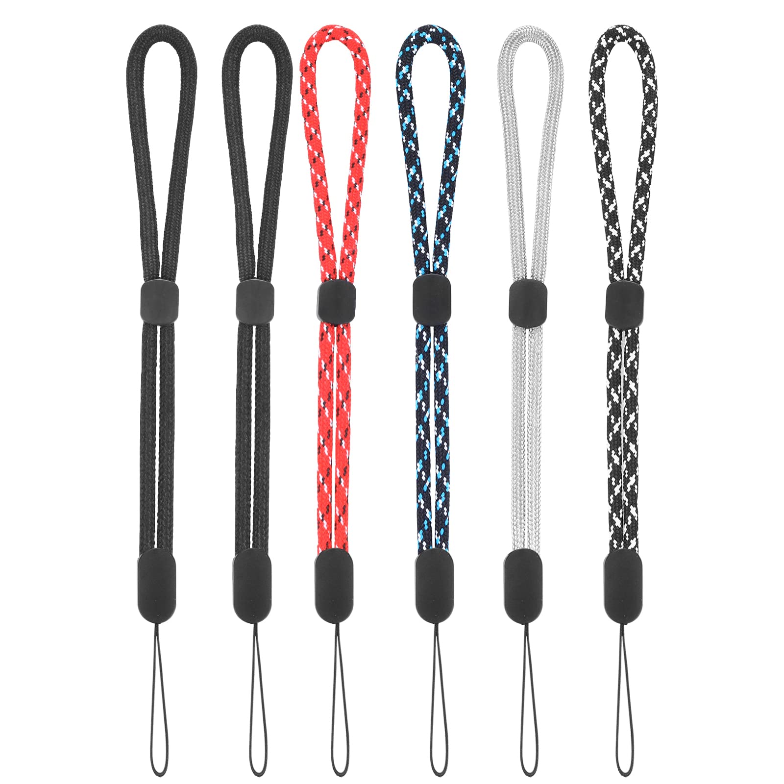 Dragonnes De Poignet Cobee - 12cm Réglables - Lot De 12 En Nylon - Pour Téléphone, Appareil Photo, Clés