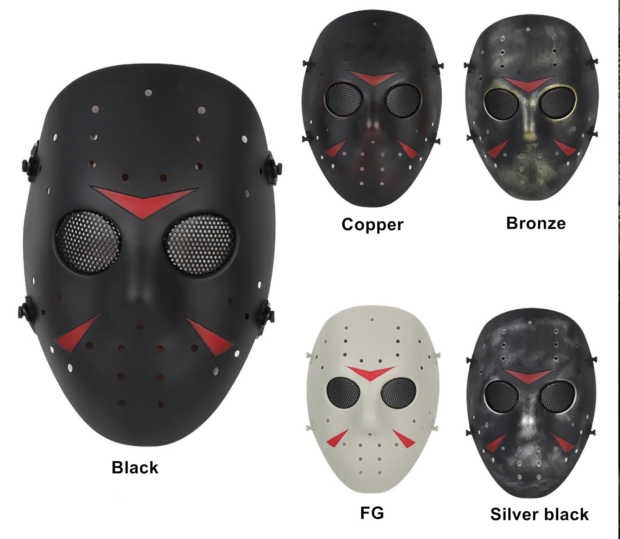 Paintball Maschera Full Face Tactical Casco Maschera di Protezione Gear per BBS Shooting CS Gioco Halloween Cosplay Party