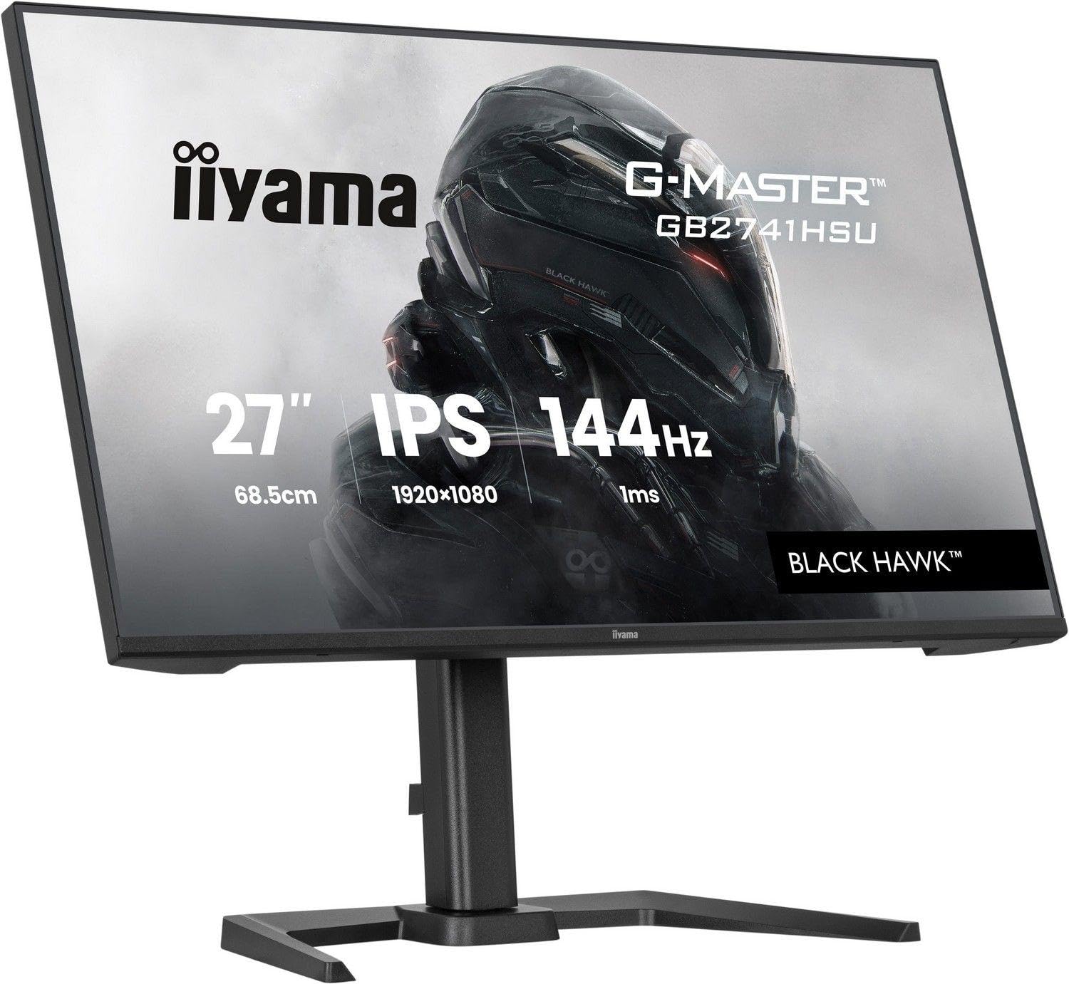 iiyama GB2741HSU-B1-27, IPS, 1920 x 1080/144 Hz, 1H1DP, HAS