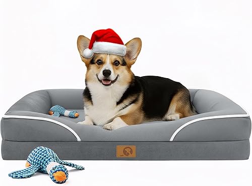 Homemate Camas para perros de tamaño grande 36 x 27 pulgadas, cama ortopédica para perros grandes, cama XL para mascotas, gatos, suministros de sofá