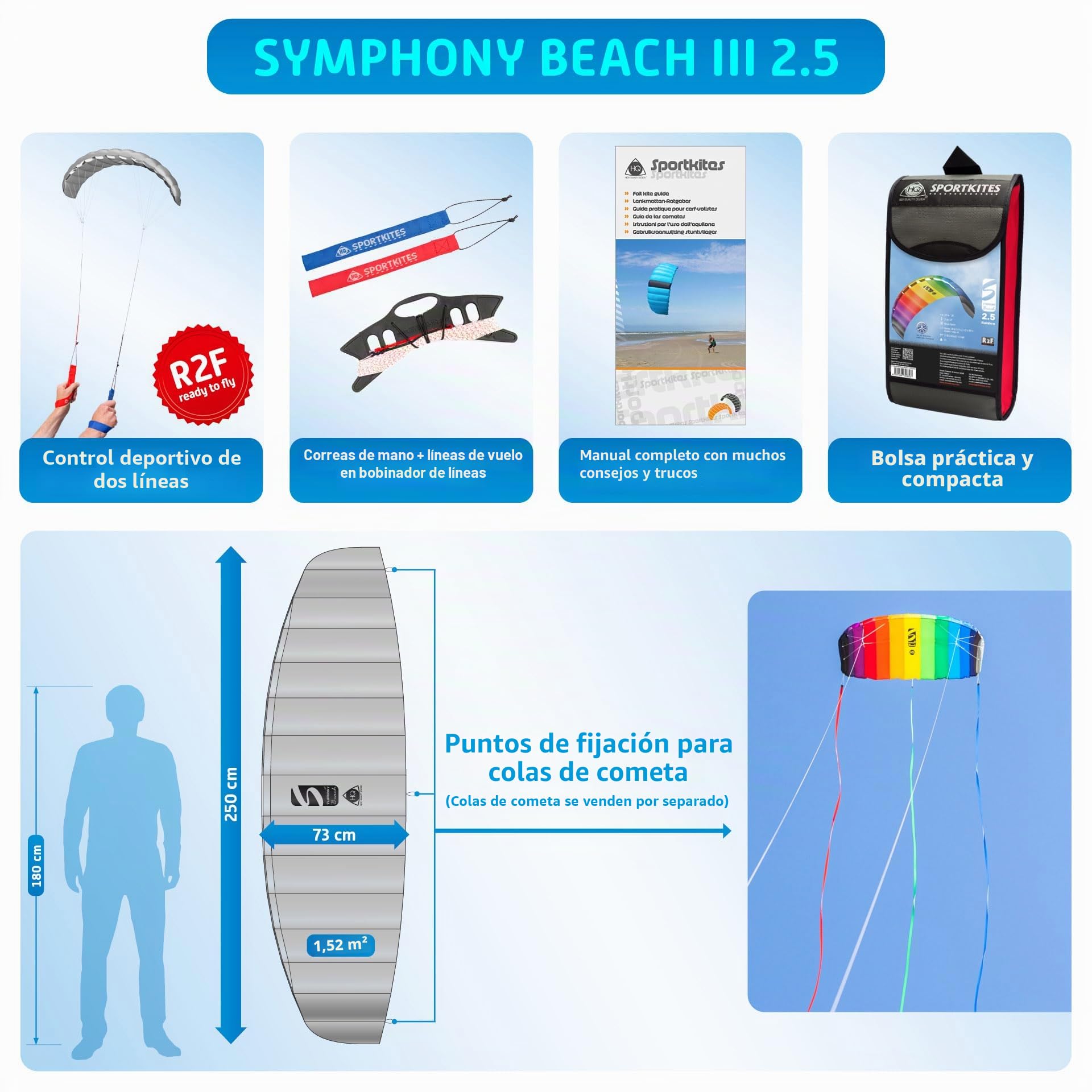 Symphony Beach III 2.5 Rainbow