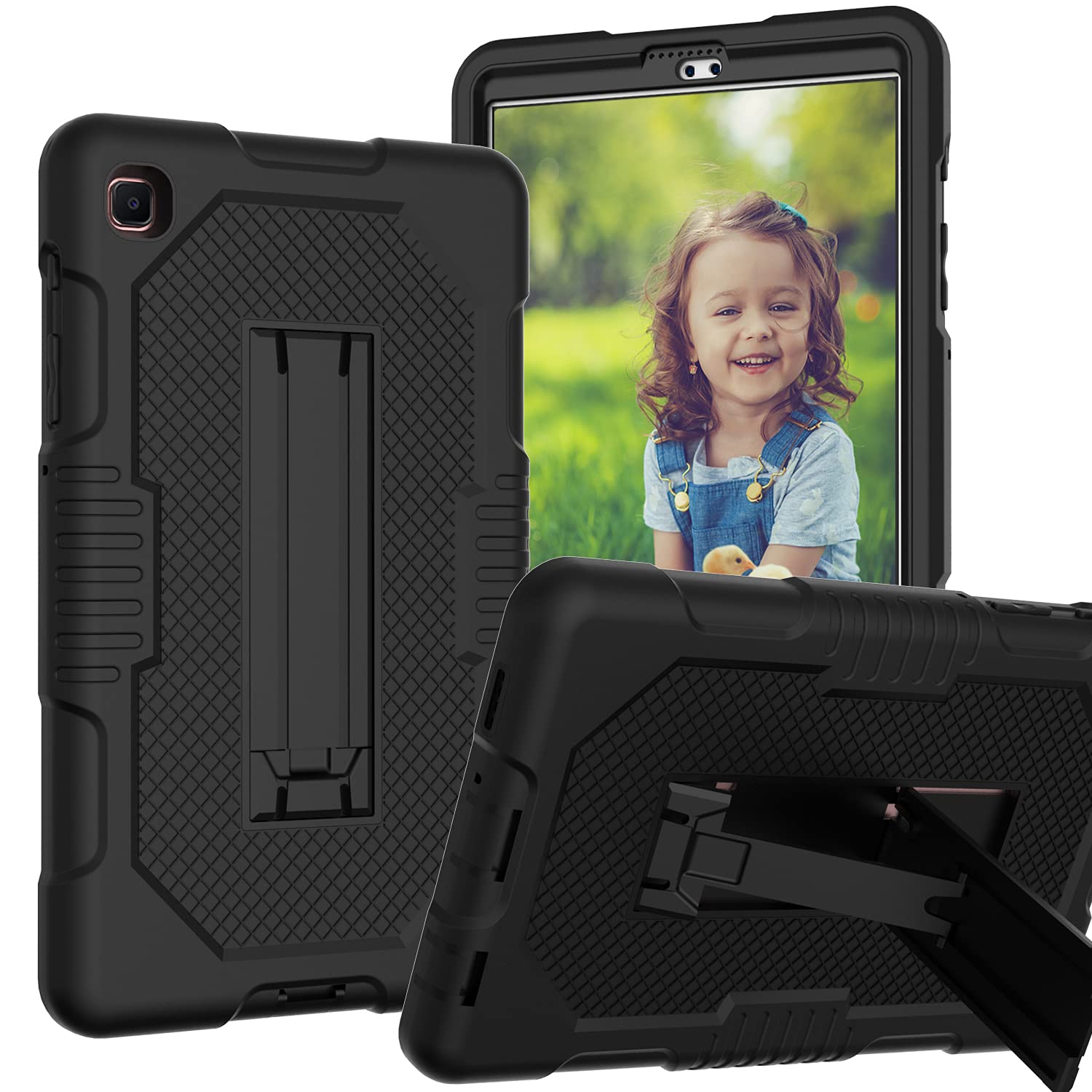 Modifiable Case for Samsung Galaxy Tab A7 Lite 8.7 Inch 2021 SM-T220 SM-T225 Tablet, Ultra-Thin and Lightweight Protective Case with Stand Function – Black